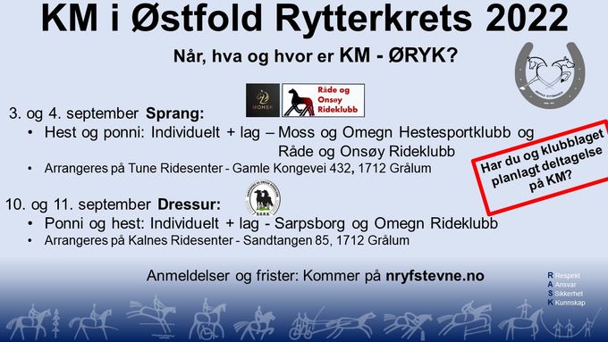 KM dressur og sprang