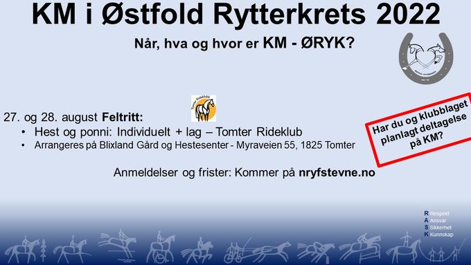 KM feltritt